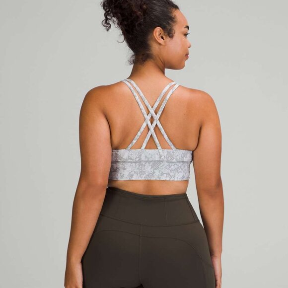 Lululemon Energy Bra Longline *Medium Support, B–D Cups Hideaway Camo Starlight - Picture 2 of 8